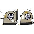 LANDALANYA Replacement New CPU and GPU Cooling Fan for ASUS ROG Flow X13 GV301 GV301Q GV301QC GV301QE GV301QH GV301R Series DFS5K123043638 FMQM DFS5K223052838 FMQN DC5V 0.5A Fan