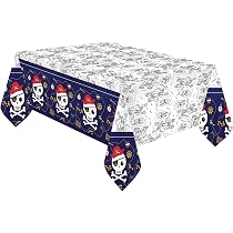 WERNNSAI Tovaglia pirata - 1 tovaglia con mappa del tesoro | FindTheDeal
