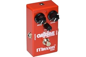 Maxon Compact Series OD808X Overdrive Pédale d'effets de distorsion des basses extrêmes