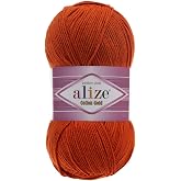 Alize Cotton Gold El &Ouml;rg&uuml; İpi - 1 Adet -%55 Pamuklu Amigurumi ve Bebek Y&uuml;n&uuml; - T&uuml;ylenmez Yumuşak Doku - 100gr, 330 Metre (36 T