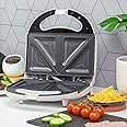 Quest 35139 Sandwich Toastie Maker/White/Non-Stick Easy Clean/Student Essentials for University