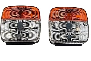 Bajato: 2x rimorchio del trattore macchina agricola luce della lampada della parte anteriore - 11002202FBA