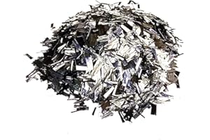 DIFLAX Composite Fibra de Carbono de 15 mm con Efecto de Carbono Forjado, Fibra de Carbono Cortada, Aspecto único, Diseño Especial, Peso 100g