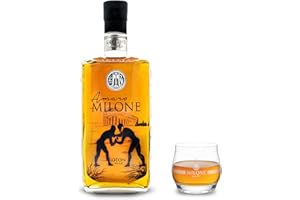 Amaro Milone 70 cl - Liquore Digestivo alle Erbe (35% Vol.) - Premiato come Miglior Amaro Artigianale al Mondo nel 2022 - Gusto Deciso e Rinvigorante