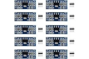 LAOMAO 10 unidades 6,5-12 V hasta 5 V Step-Down Buck Convertidor 800 mA Módulo de fuente de alimentación Regulador de voltaje compatible con Arduino Raspberry Pi