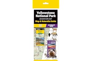 Yellowstone National Park Adventure Set: Trail Map & Wildlife Guide