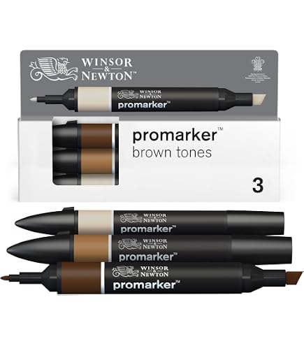 W&N Promarker - Set da 6 pennarelli serie Rich Tones