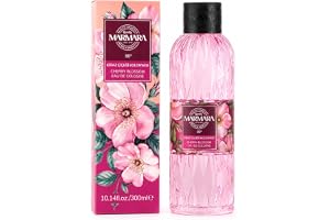 MARMARA BEAUTY Eau de Cologne körsbärsblommor 300 ml – 80° alkohol – uppfriskande doft för kvinnor – doftvatten för kvinnor – fräschar ner – fräsch och blommig – EDC Women – Kölnisvatten