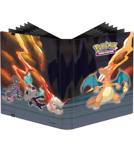 Ultra PRO - Raccoglitore Per Carte Pokémon Armarouge & Ceruledge - Album 9 Tasche Porta 360 Carte - Licenza Ufficiale