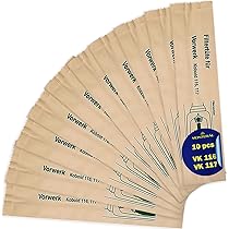 Sacchi Per Aspirapolvere Confezione Da 10 Pezzi Per Folletto Vk115117 0000006173432 - Foto 9