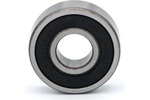 Parts and Parts Rodamientos profundos de bolas 6000 2RS, 10 x 26 x 8 mm, DIN 625 ISO 15, rodamientos radiales de alta velocidad, baja fricción, marcha suave, ideal para transmisión de vehículos y