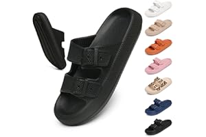 Geweo Ciabatte Donna Nuvola Piscina Uomo Pantofole Sandali Doccia Bagno Unisex Casa Antiscivolo EVA Morbidi Spesso Inferiore Estive Infradito Viaggio Mare spiaggia Gomma