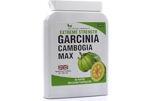 BODY SMART HERBALS 90 Capsules Garcinia Cambogia Max Pure Extreme Weight Management Detox Capsules 1500mg Daily Dose Dieting UK Manufactured