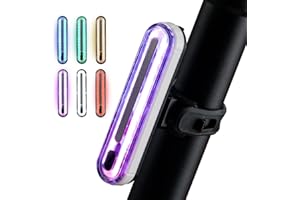 ZEEKPOWA Luz Trasera para Bicicleta Recargable USB - Luz LED Trasera Super Brillante, Se Sujeta Fácilmente con Clip, Luz Roja de Seguridad para Máxima Protección Ciclista