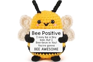 AXERHK Emotional Support Potato, Emotional Support Gift, Emotional Support Plush Doll With Card, Emotional Support Potato Plush, Cute Potato For Carnival Birthday Gift Friend Party Decoration (Bee)
