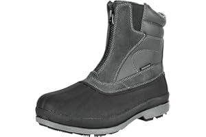 NORTIV 8 Men's Insulated Waterproof Winter Snow Boots Warm Outdoor Boots for Cold Weather
