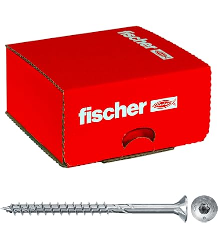 Viti SPAX Inox 6x100 Mm, 90 Pezzi - Testa Svasata T-STAR Plus, Filettatura Parziale, Per Legno E Metallo