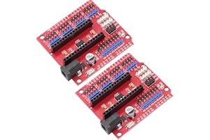Heevhas Tarjeta de expansión Escudo prototipo Tarjeta de extensión de E/S Módulo para Nano v3.0 (2 piezas)
