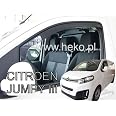 Deflettori D'aria Antiturbo Per Toyota Proace Dal 2016 – 2 Pezzi In Acrilico Grigio Da 3 Mm, Montaggio A Incastro, Antivento E Antiappannamento
