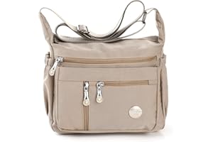 HERCMNOY Frauen Crossbody Taschen Umhängetasche Handtasche Mehrere Taschen Tasche Nylon Messenger Geldbörsen