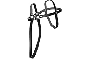 Panduro Bride pour cheval à bataille, jouet pour enfants, Hobby Horse, bride sans mors, noir