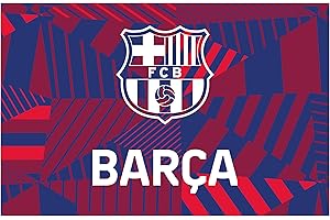 F.C. BARCELONA Drapeau Barça - Collection Officielle FC Barcelone - Liga Football - Taille 150 x 100 cm