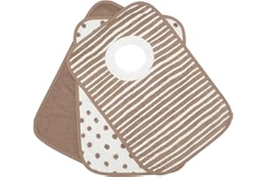 Kindsgard Schlupflätzchen happaklat 3er-Pack - Schnelles An- & Ausziehen - Lätzchen Baby - Spucktücher Baby - Waschbar bis 40°C