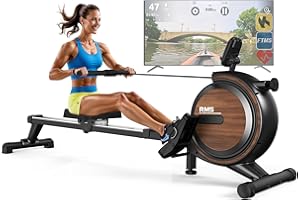 ORISYN Rudergerät für Zuhause mit Einstellbarer Magnetischem Widerstand, Rudergeräte mit Bluetooth Boardcomputer,170KG Tragfähigkeit