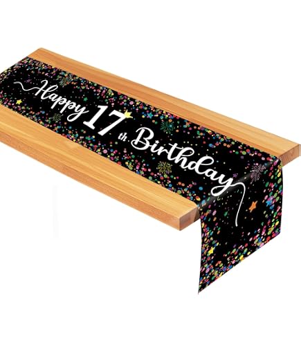 Tecreo Happy 13th Birthday Tischläufer, 13. Geburt Produktbild-Vorschau 8