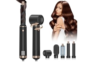 OSKUGLIN Hair Styler Spazzola Elettrica per Capelli - Hair Styler Professionale con Aria Calda, Asciugacapelli, Arricciacapelli e Lisciante, Spazzola Phon per Styling Rapido Senza Danni