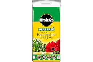 Miracle-Gro Premium Peat-Free Houseplant Potting Mix, 10L