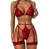 Merry See Fantezi Jartiyer Takım Seksi i&ccedil; Giyim