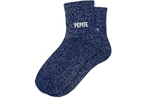 STC, Chaussettes paillettes courtes - Pépite (taille unique 36-42)