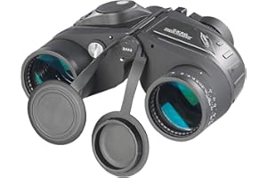 Zavarius Fernrohr: Marine-Fernglas FG-500.bM, 7 x 50, mit Kompass & Entfernungsmesser (Militär-Fernglas Entfernungsmesser, Fernglas mit Peilkompass, Männer Geschenkideen)