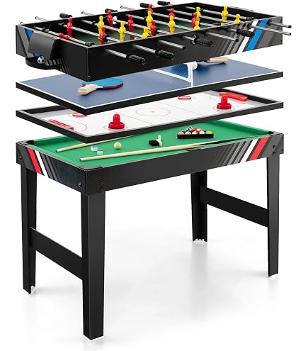 Mini Baby-Foot HOMASIS Pour Enfants - Table De Football Avec Ballons, Joueurs Et Compteur