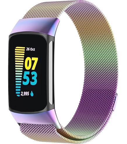 Hama Ersatzarmband Für Fitbit Charge 5 - 22 Mm, Silikon, Atmungsaktiv, Mit Edelstahl-Verschluss