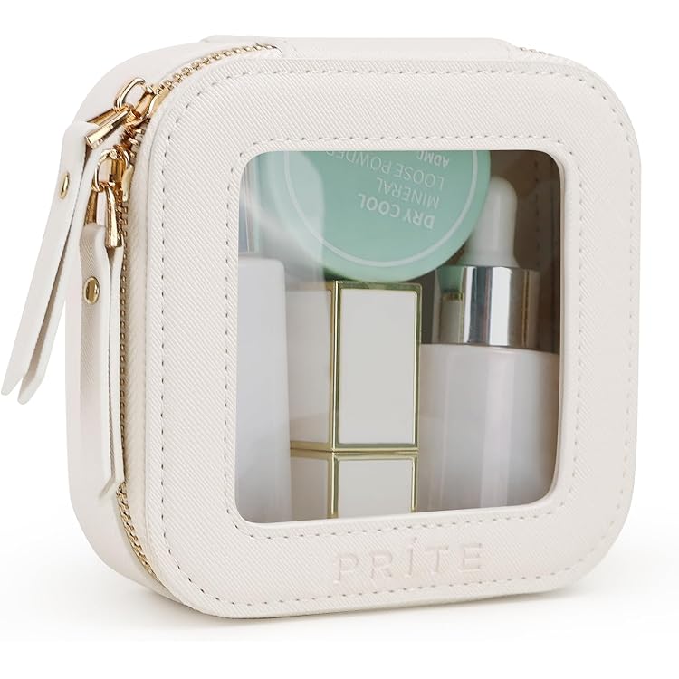 CarryEpic Transparente Make-up-Taschen – 4 Stück, TSA-zugelassen, 16,8 X 11,9 X 6,6 Cm