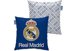 ARDITEX RM13729 Cojín de 40x40cm de Clubs-Real Madrid CF