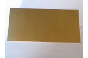 HDmirrorR Modellbau Berthold Messingblech 200x100 mm in 0,1-0,3-0,5-1,0-1,5 mm Größe Wählbar (0,3 mm (335€ m²),)