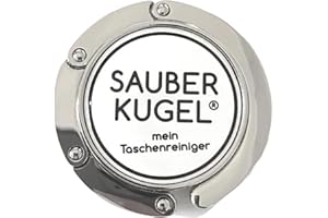 Sauberkugel smarter Taschenhalter – Kompakt, praktisch & diebstahlsicher – Handtaschenhaken für saubere Oberflächen – Platzsparend zusammenfaltbar – Handtaschenhalter für Tisch