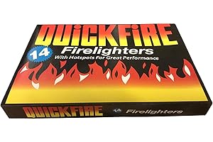 Fire Lighters Quickfire Firelighters Bulk Pack Hotspots Burners BBQ COAL LIGHTERS WOOD BURNERS (2 Pack of 14)
