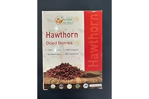 Herbs Botanica Organic Hawthorn Berry Hawthorne Berries/Crataegus Sanguinea Dried Superfood, Nature's Remedy, Harvested with Care Non GMO 1/2 lb / 8 oz