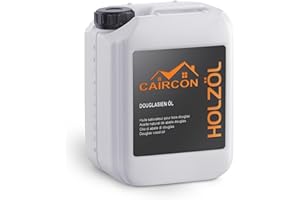 CAIRCON Saturateur bois aux huiles naturelles pour chalet, terrasse, bardage douglas, pin - 5L