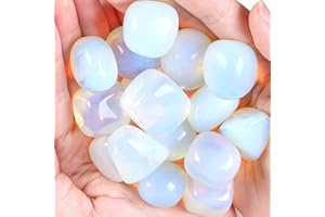 ‎XIANNVXI XIANNVXI Opal Kristalle Edelsteine Groß Trommelsteine Kristall Steine Natürliche Stein (100G)