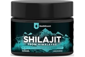 LIDOQUE Shilajit Organic, Shilajit Pure, Raw Shilajit Resin (50g), Shilajit Resin Pure Organic Himalayan, Health Essent Shilajit - 50g