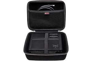 XANAD Hard Travel Case for Mini WiFi Projector,Compatible with ELEPHAS Mini Projectors (Black)