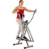 Sunny Health and Fitness Sunny Health & Fitness Air Walk Trainer W/Monitor LCD Sf-e902, Ellittica Unisex Adulto, Grigio, 38L 