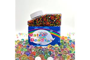 G&S homedeko Colorful Water Gel Beads 50000 PCS,Vase Fillers for Floating Pearls & Candles,Wedding,Party Decor,Expandable Hydration Crystals (Mixed)