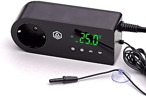 FYTO Switch Classic Thermostat • Ideal für die Temperaturregulierung von Heizmatten • Wärme- und Kühlfunktion • Pflanzenanzucht • Terrarien und Zimmergewächshaus