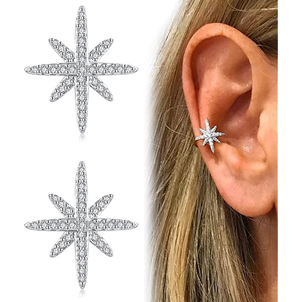 Finrezio 20 Paia Orecchini Magnetici Finti 6mm | Cristalli Colorati Senza Foro | Acciaio Inossidabile Ipoallergenico - Foto 5